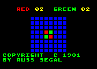 Reversi II atari screenshot
