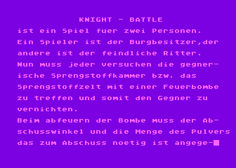 Ritterkampf / Froschjagd atari screenshot