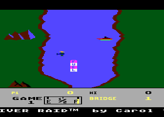 River Raid atari screenshot