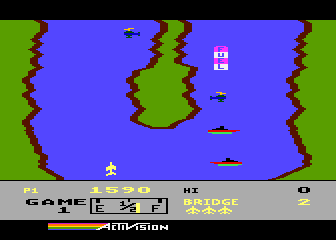 River Raid atari screenshot