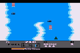 River Raid - Cold Winter atari screenshot