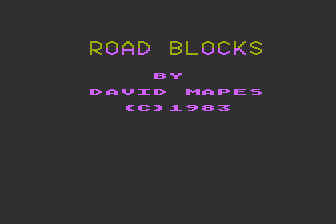 Road Blocks atari screenshot
