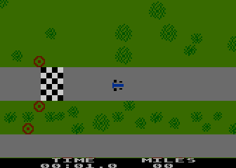 Road Race atari screenshot