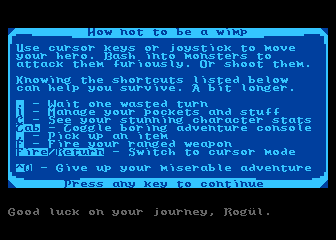 Rogül atari screenshot