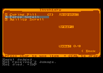 Rogül atari screenshot
