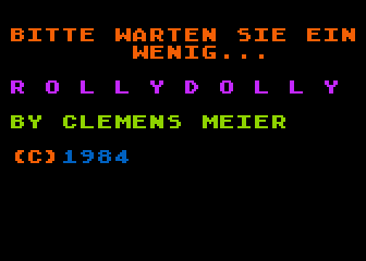 Rollydolly atari screenshot
