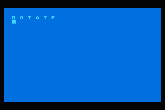 Rotate atari screenshot