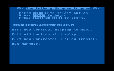 Rotberg's Scrolling Marquee — screenshot 1