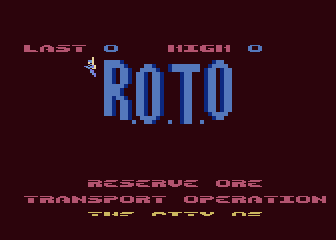 ROTO atari screenshot