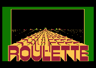 Roulette atari screenshot