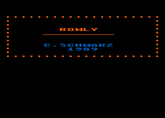 Rowly atari screenshot