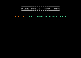 RPM Test atari screenshot