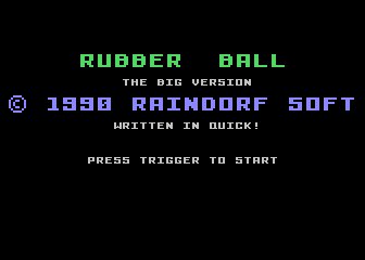 Rubber Ball atari screenshot