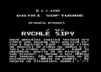 Rychle Sipy atari screenshot