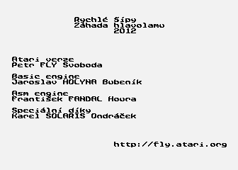 Rychle Sipy - Zahada Hlavolamu atari screenshot