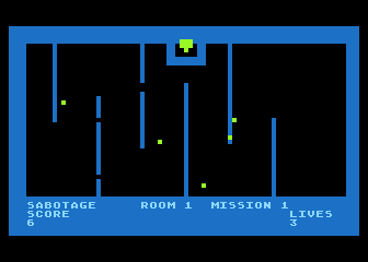 Sabotage atari screenshot