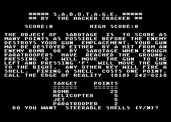 Sabotage — screenshot 1