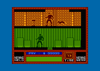 Saboteur! atari screenshot