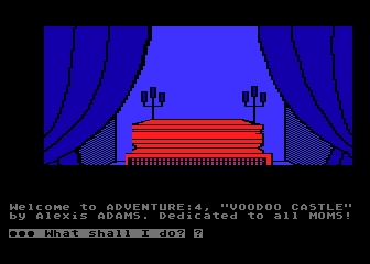 SAGA No.  4 - Voodoo Castle atari screenshot