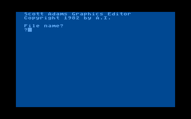 SAGE - Scott Adams' Graphics Editor — screenshot 1