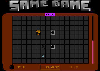 Same Game atari screenshot