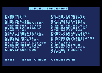 Sands of Mars atari screenshot