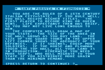 Santa Paravia and Fiumaccio — screenshot 2