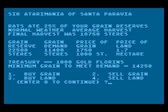Santa Paravia and Fiumaccio atari screenshot
