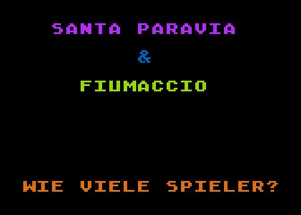 Santa Paravia und Fiumaccio atari screenshot