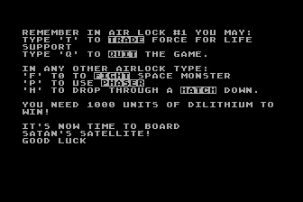 Satan's Satellite atari screenshot