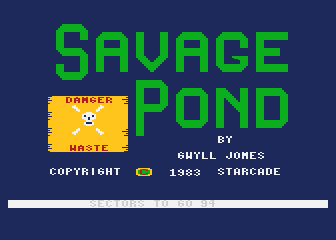 Savage Pond atari screenshot