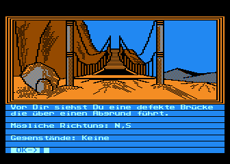 Schatzjäger atari screenshot