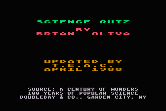 Science Quiz — screenshot 1