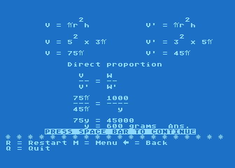 Score Improvement System for the SAT - Geometry atari screenshot