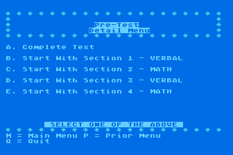 Score Improvement System for the SAT - Practice Tests atari screenshot