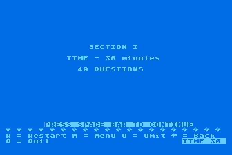 Score Improvement System for the SAT - Practice Tests atari screenshot