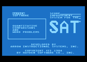 Score Improvement System for the SAT - Quantitative Comparisons and Word Problems — screenshot 1