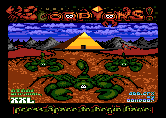 Scorpions atari screenshot