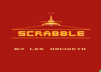 Scrabble atari screenshot