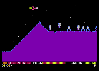 Scramble atari screenshot