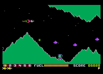 Scramble atari screenshot