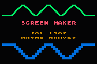 Screen Maker atari screenshot