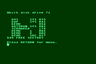 Screen Maker atari screenshot