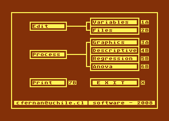 SDG - Statistical Data Graphics and Analysis atari screenshot