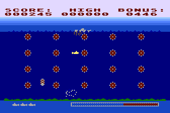Sea Chase atari screenshot