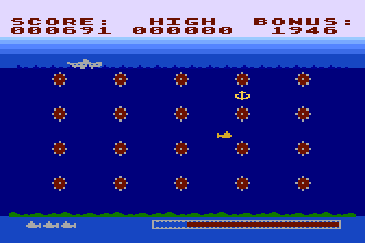 Sea Chase atari screenshot