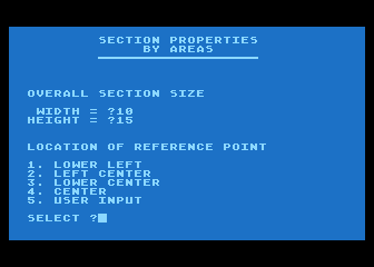 Section Properties — screenshot 1