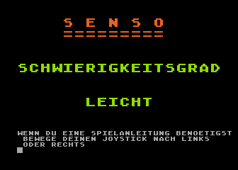 Senso atari screenshot