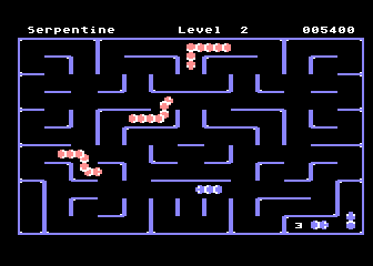 Serpentine atari screenshot