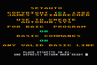 SETAUTO — screenshot 1